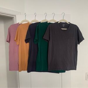 J Crew Garment Dyed Tees Bundle